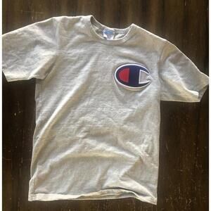 Vintage Champion Stitched Logo T-Shirt Size Medium